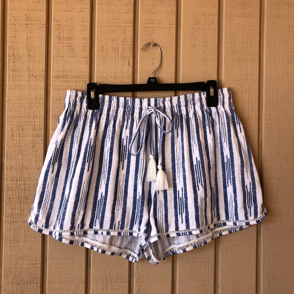 Pinstriped Sun Shorts